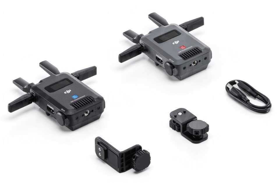 Dji sdr transmission combo wireless tx rx transmitter + receiver + 5" monitor