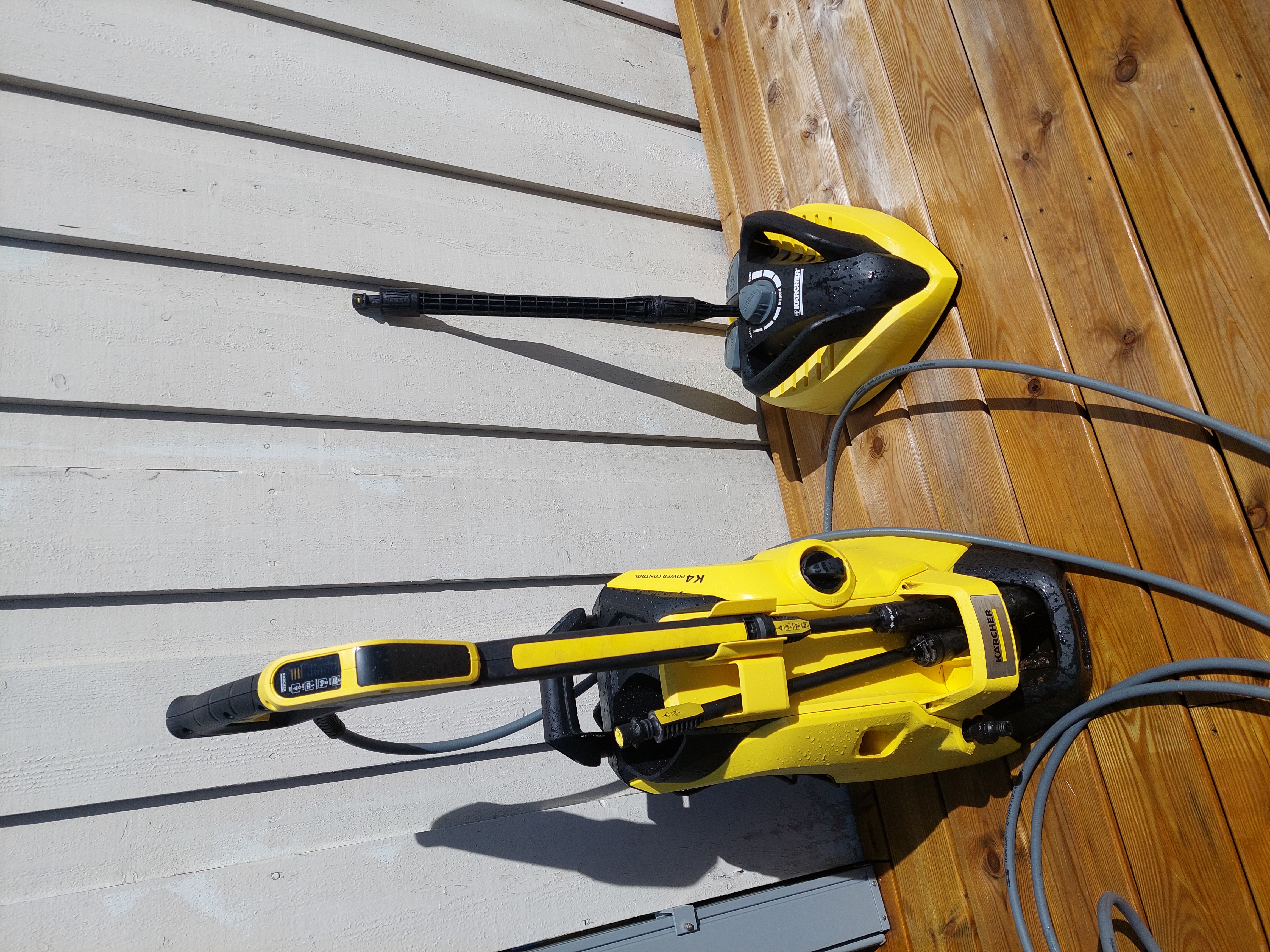 Høytrykkspyler med terrassevasker