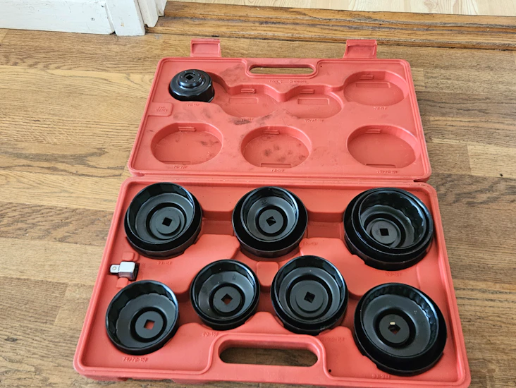 Oljefilterhylsor – komplett sats för bilservice