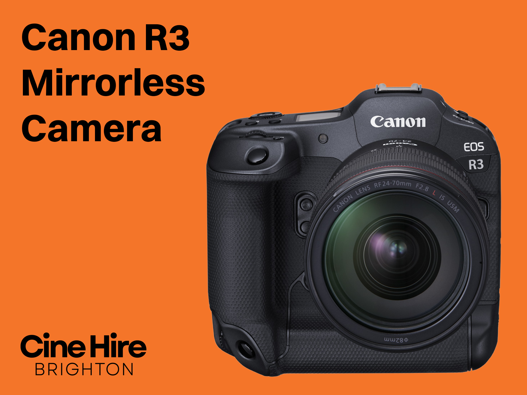 Canon r3 mirrorless camera