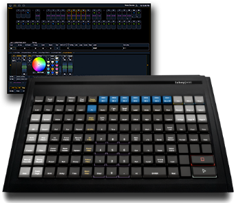 Etc lxkey | eos lighting console keyboard