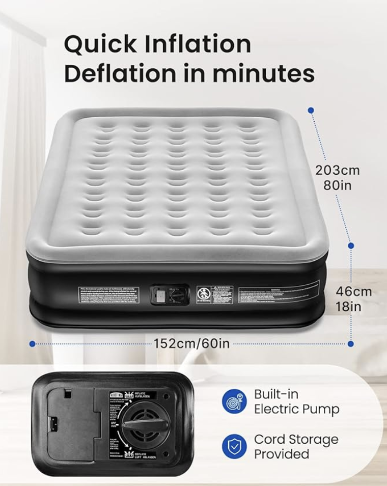 King inflatable air mattress
