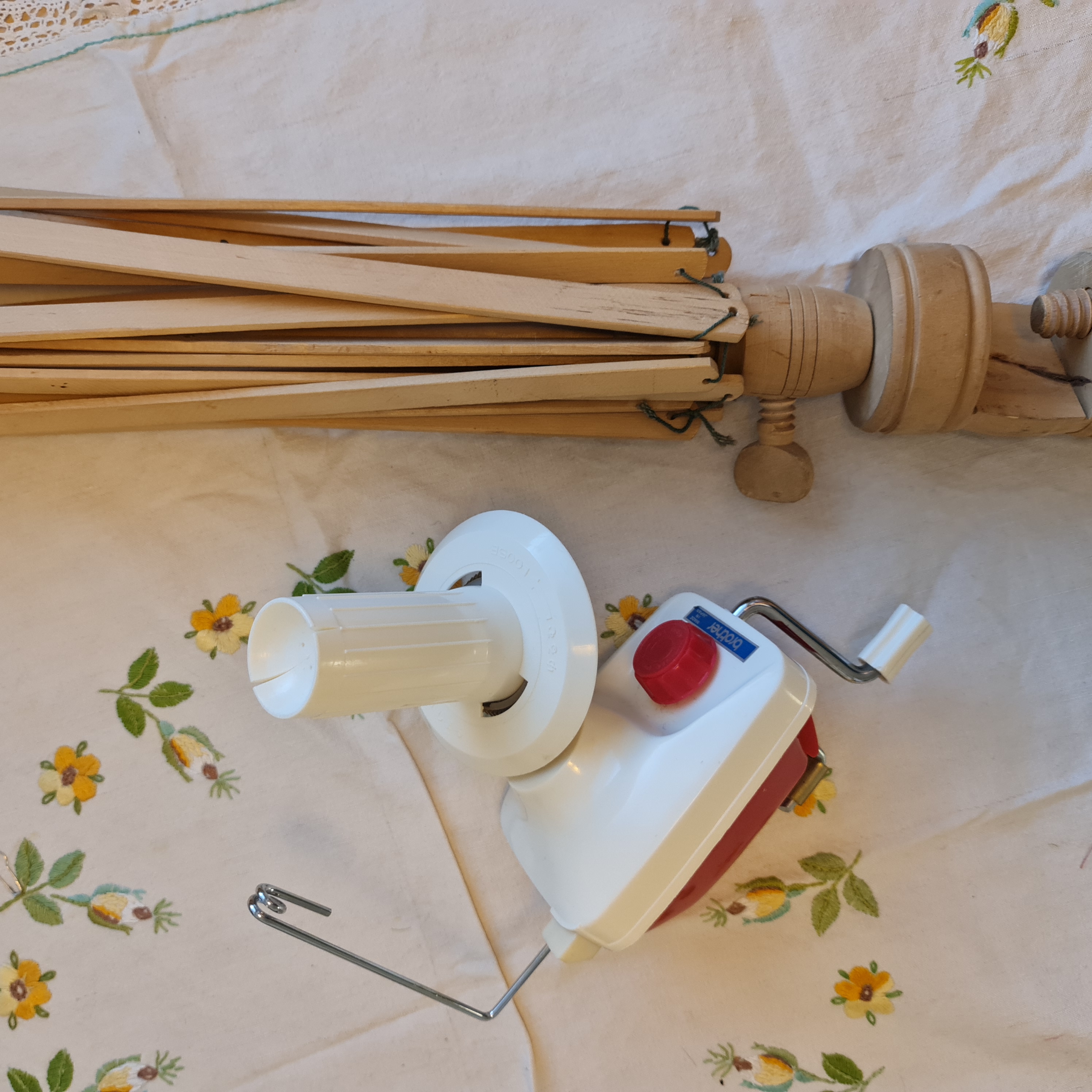 Garnvinda + nystmaskin