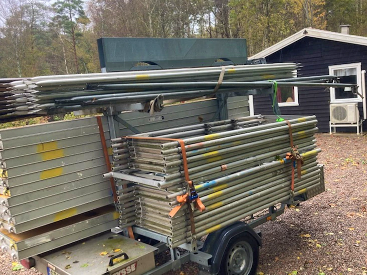 Ställningskärra 120 kvadrat