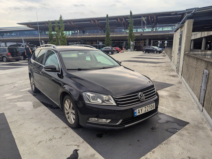 Vw passat 2012 model, med automatisk girkasse langtidsleie