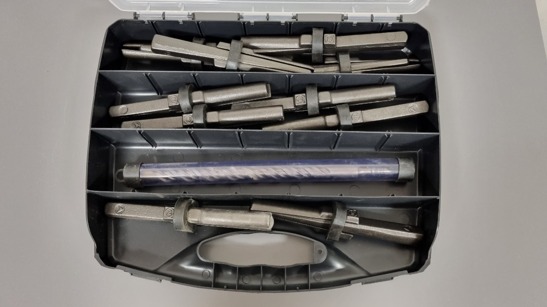 10st 20mm spräckkilar / stenkilar / rundkilar