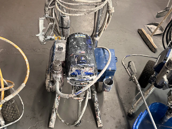 Färgspruta akut färgkanon