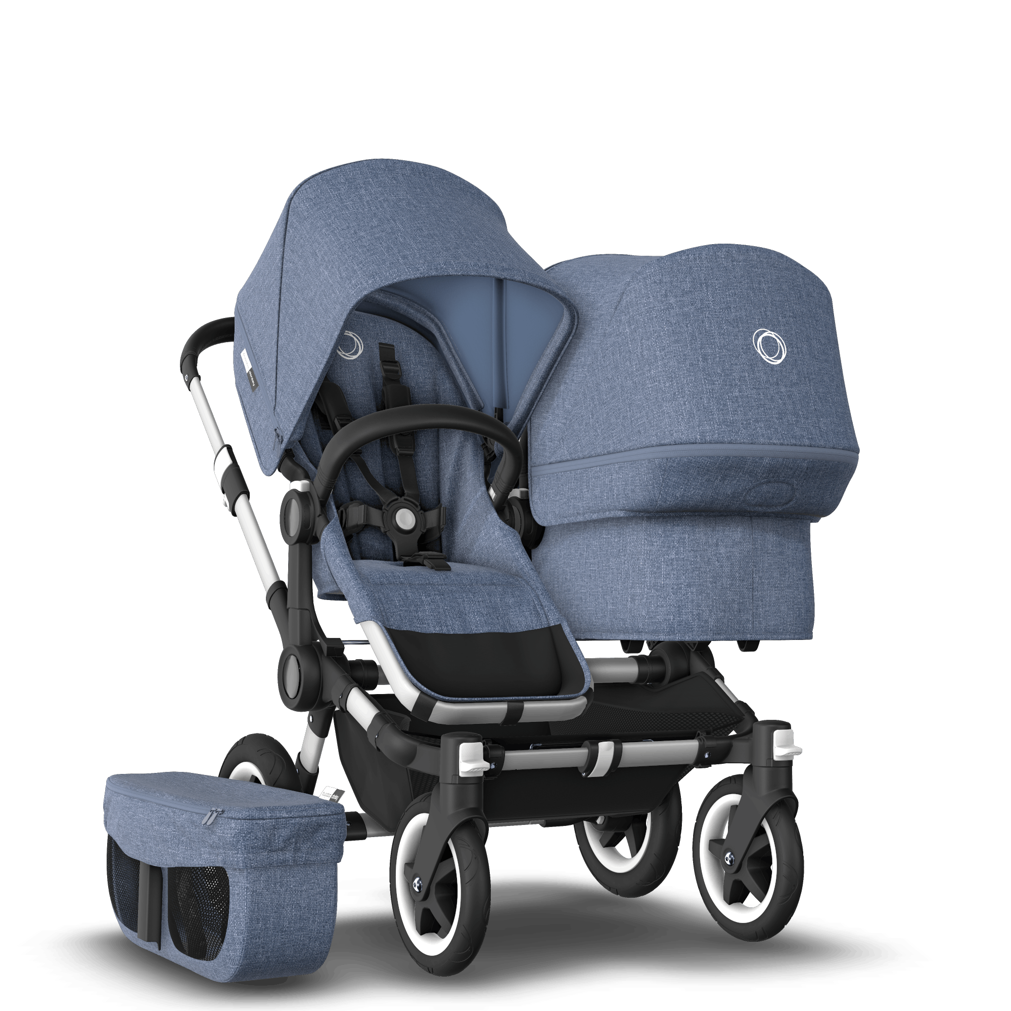 Bugaboo donkey 2 duo vagn med ståbräda