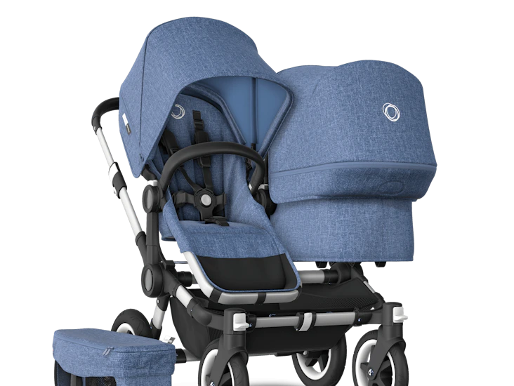 Bugaboo donkey 2 duo vagn med ståbräda