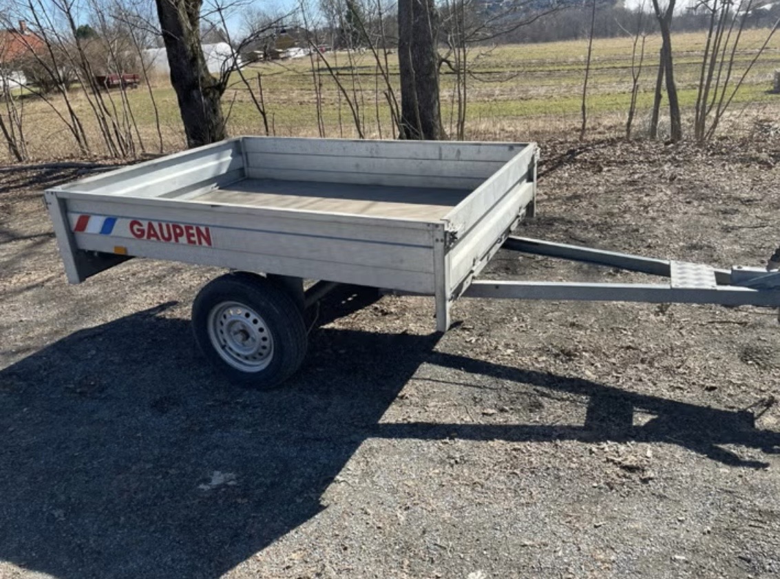 Gaupen tilhenger 750kg