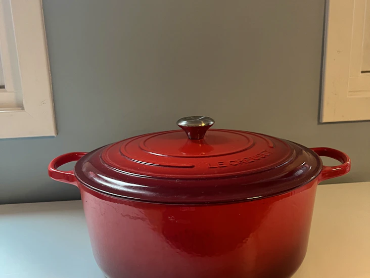 Le creuset gryte 12 liter – fårikål, pinnekjøtt, suppe m.m.