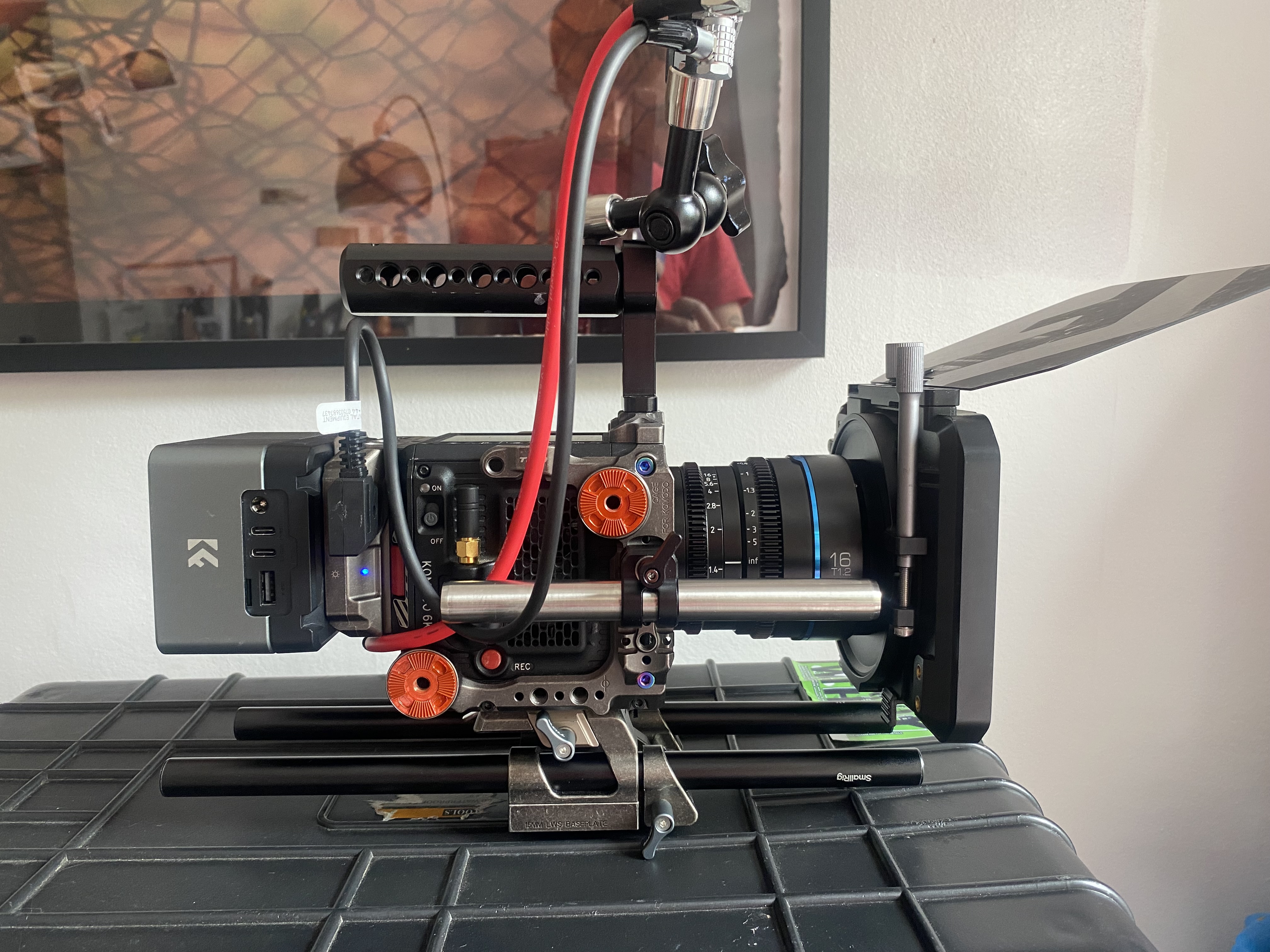 Red komodo 6k with lenses and kit