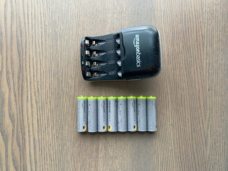 8x recharchable aa batteries