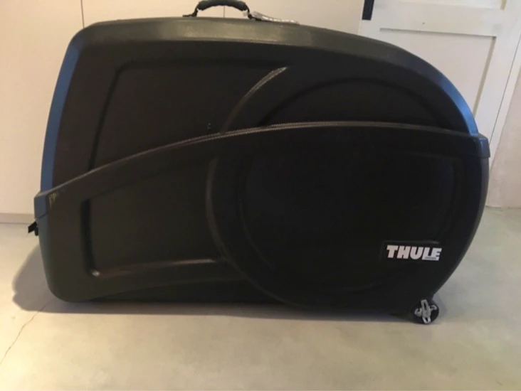 Cykeltransportväska, hårt skal, thule