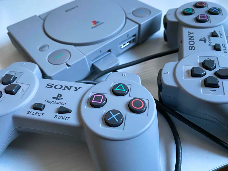 Play station 1 classic: hdmi retro spelkonsol