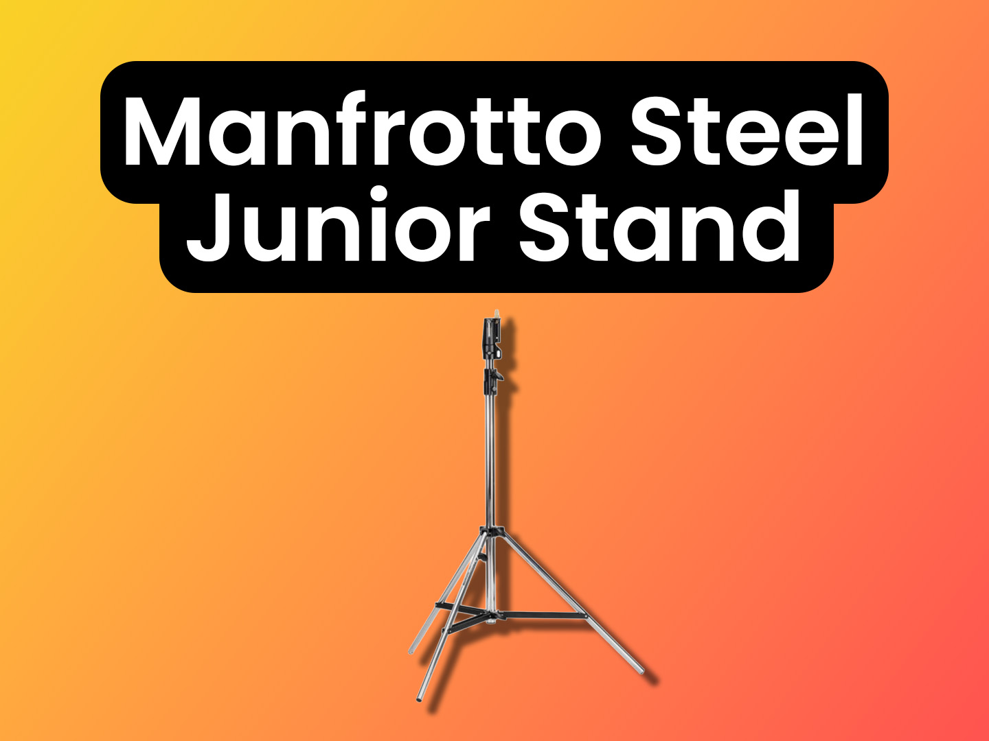 1 x manfrotto steel junior stand