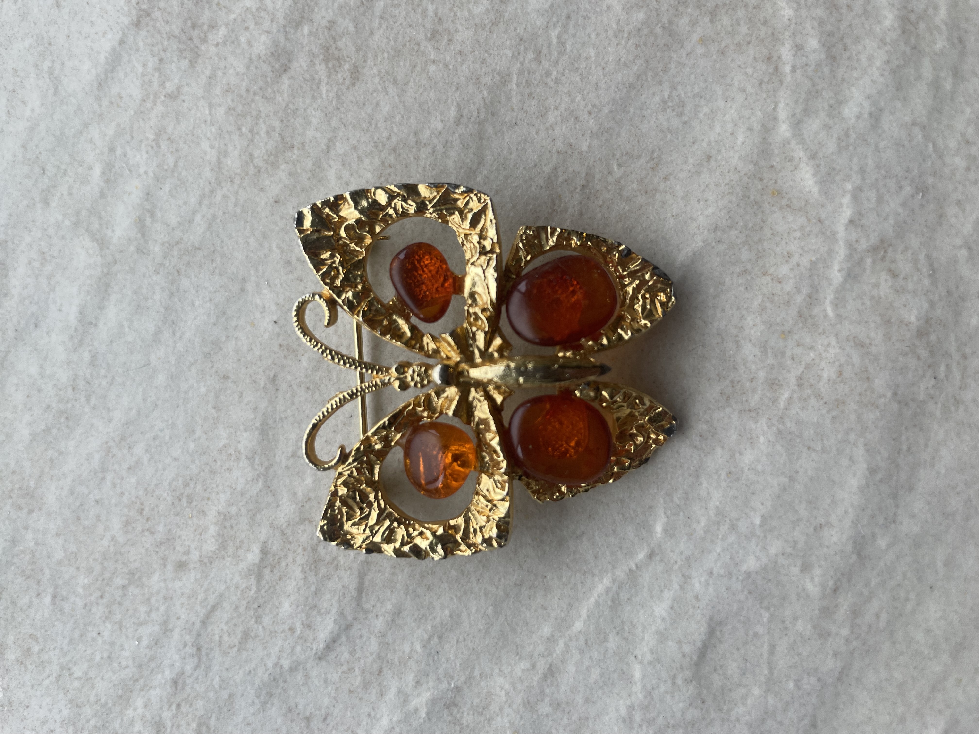 Broche, sommerfugl 