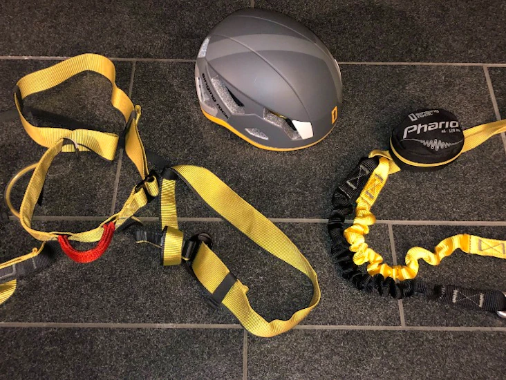 Via ferrata - komplett utstyr