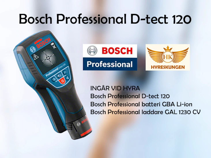 Bosch professional d-tect 120, regelsökare