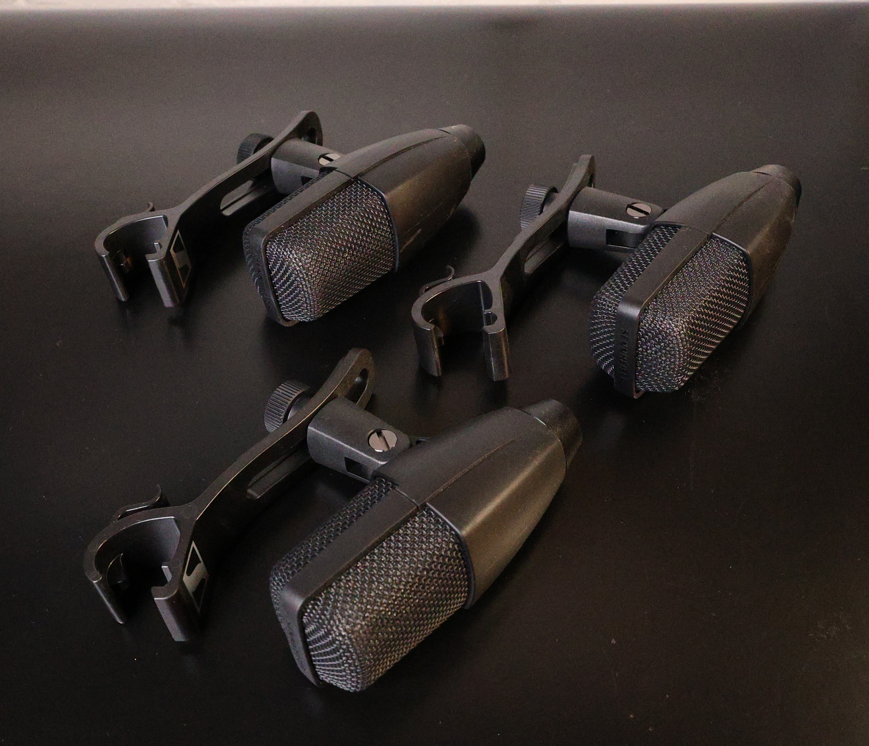 Tom microphone set (3x sennheiser md 421 kompakt) / tomimikkisetti