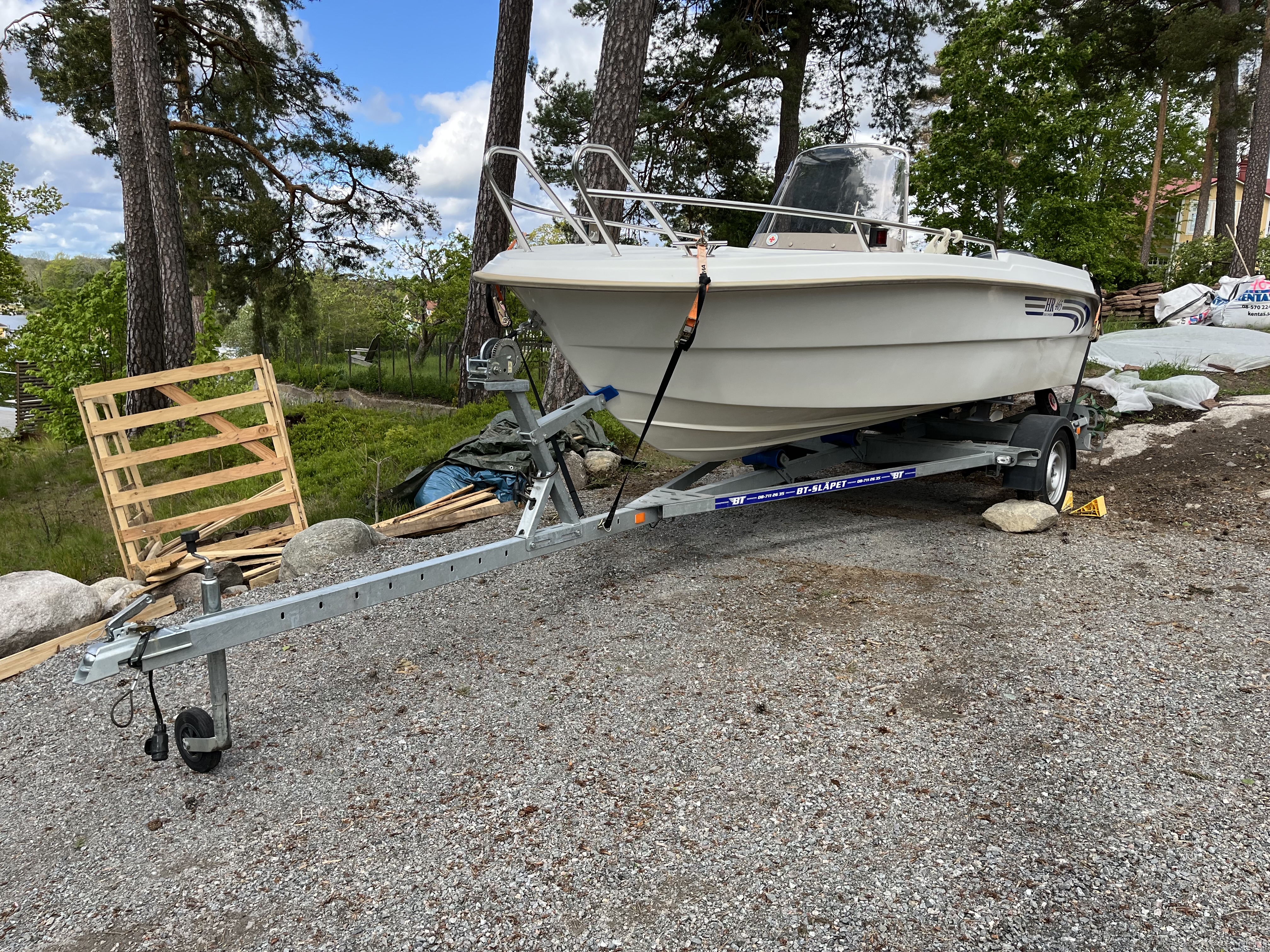 80km/h båttrailer 5,6m 532kg