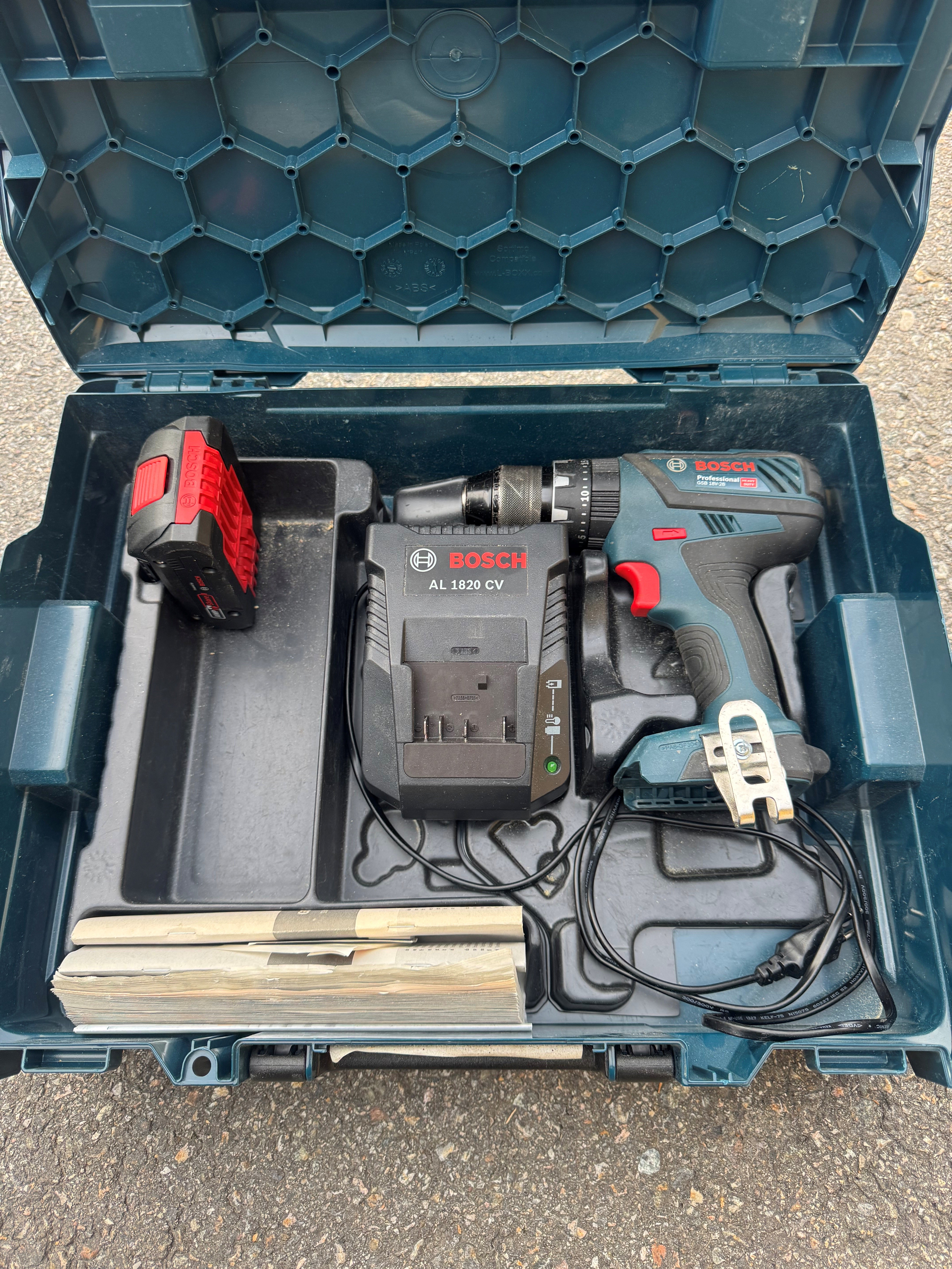 Bor/ skrumaskin - bosch gsb 18v-28 heavy duty 