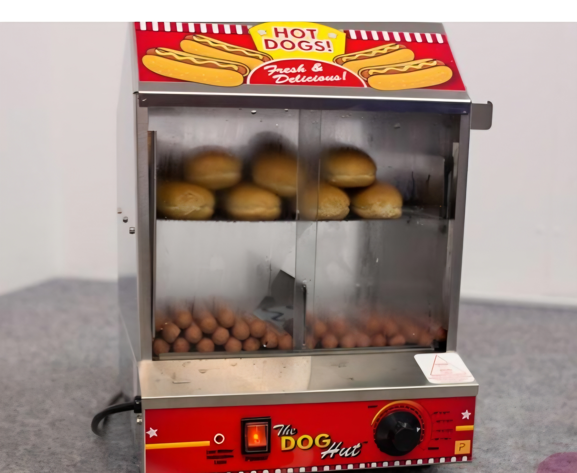 Hot dog-höyrystin