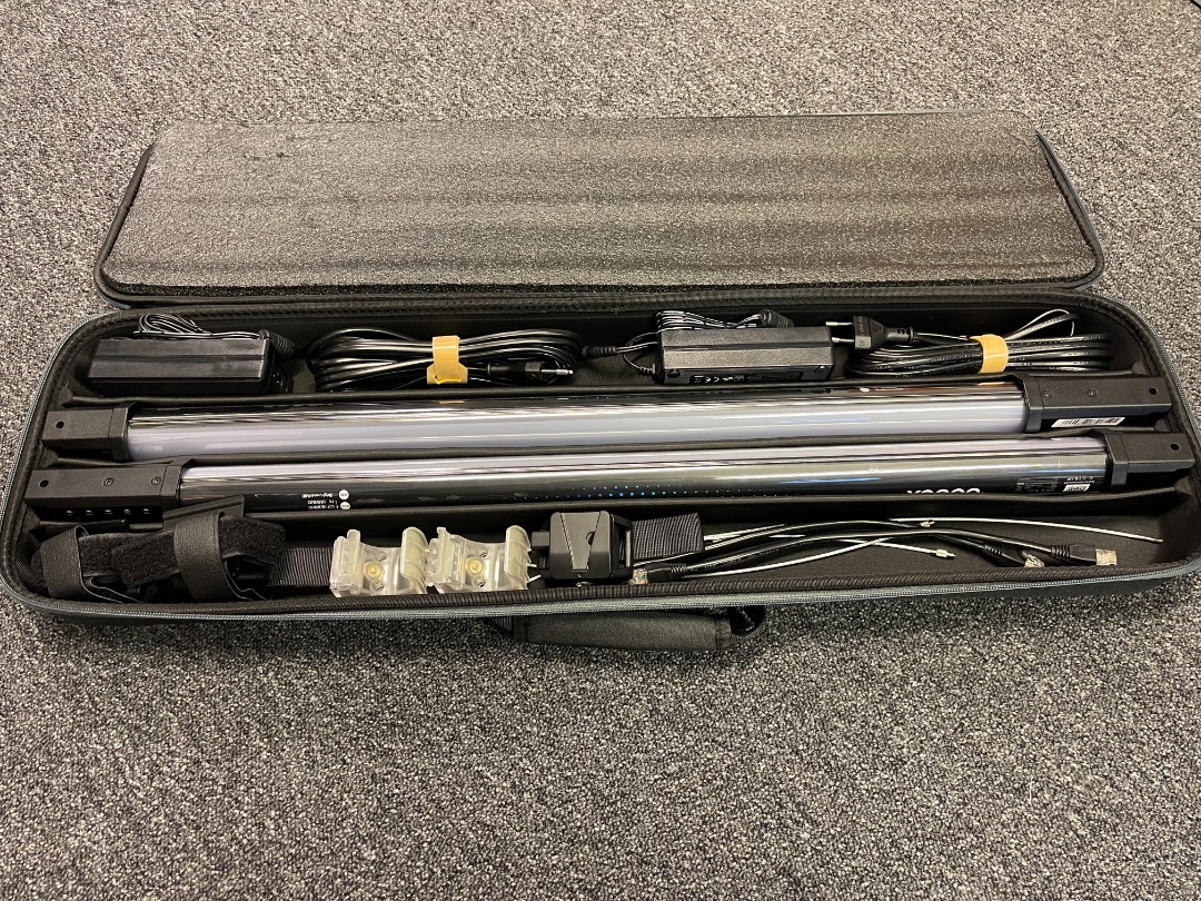 2x rgb led trådløs lysrør - godox tl60