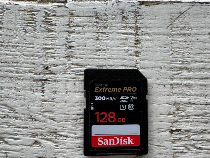 Sandisk extreme pro sdxc 128gb v90 – 300 mb/s