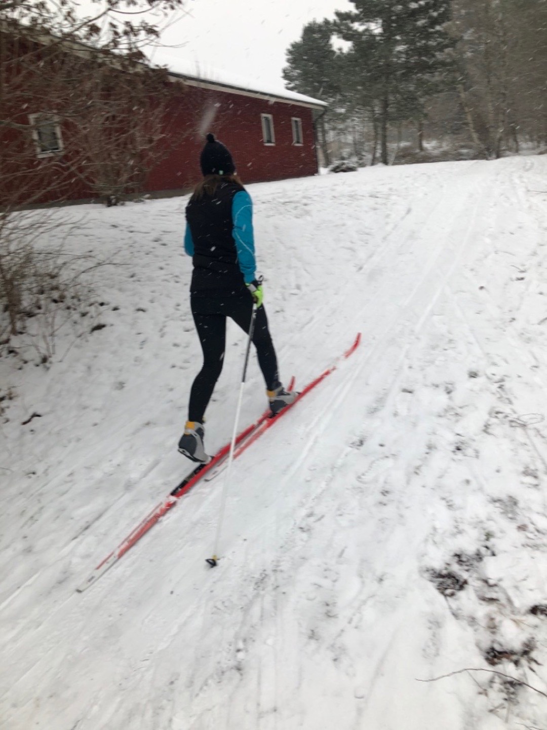 Klassiska längdskidor komplett utrustning