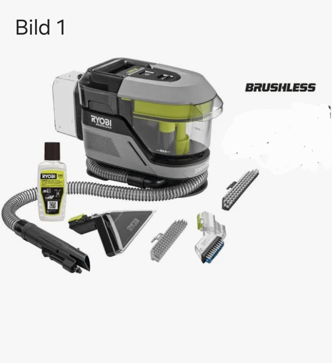 Ryobi swift clean textiltvätt 18v one+ 