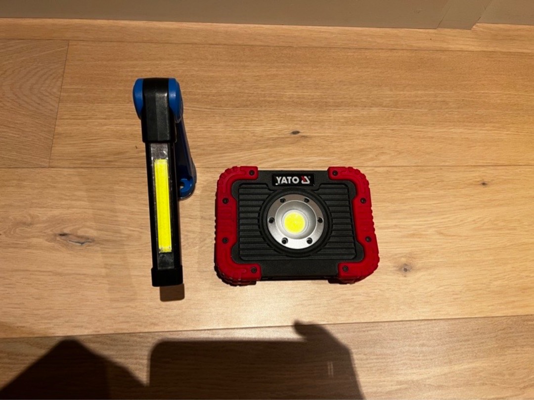Arbeidslys på batteri