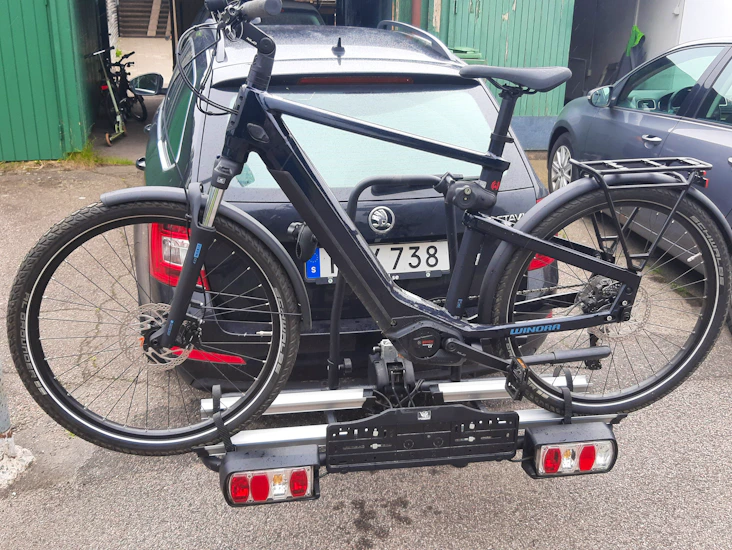 Cykelställ för 2 cyklar (elcyklar)