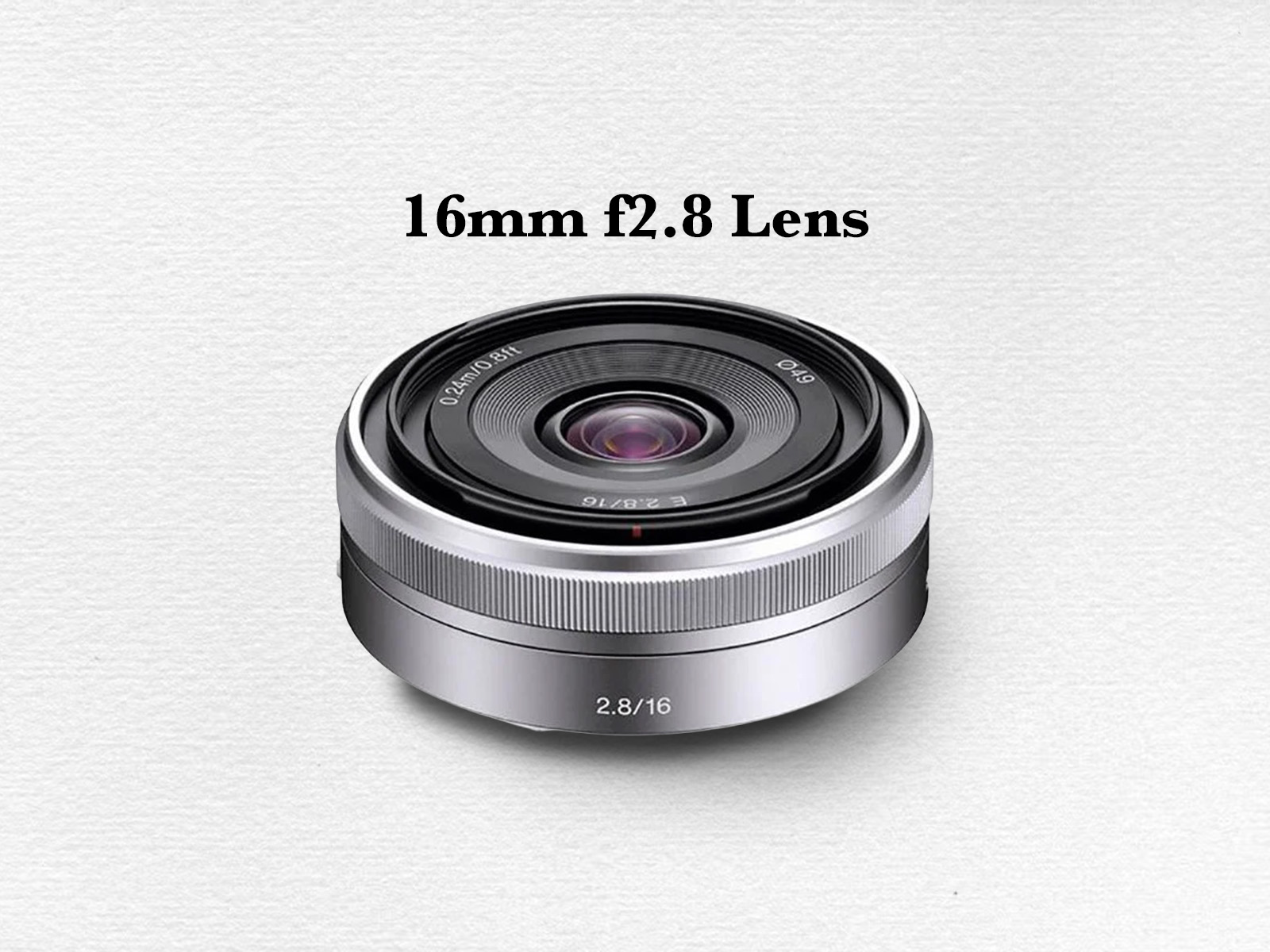 Sony e wide angle 16mm f/2.8 lens