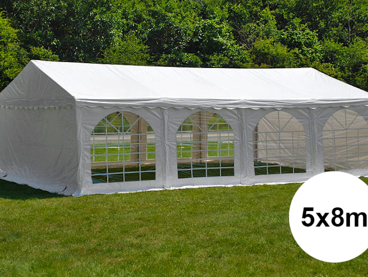 Partytält 5x8m