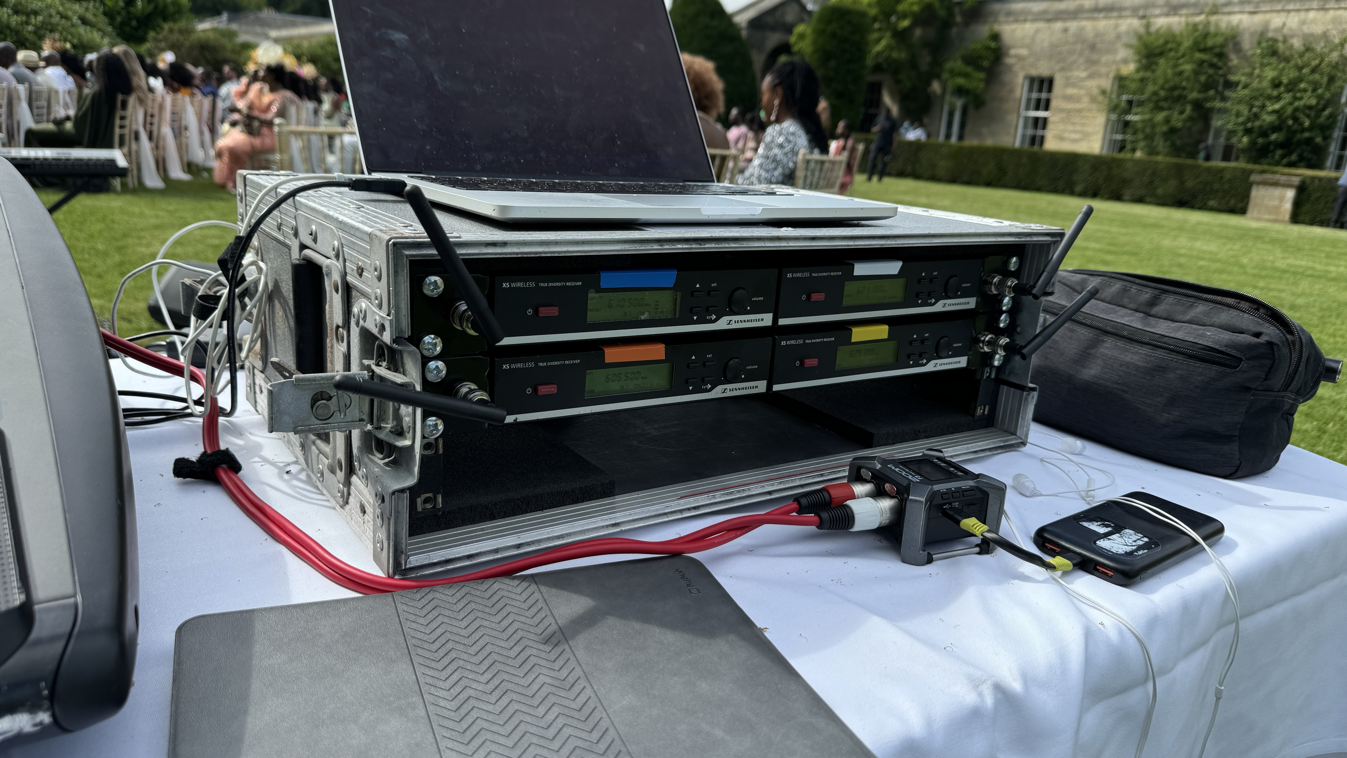 4 way sennheiser xsw 35/65 vocal rack