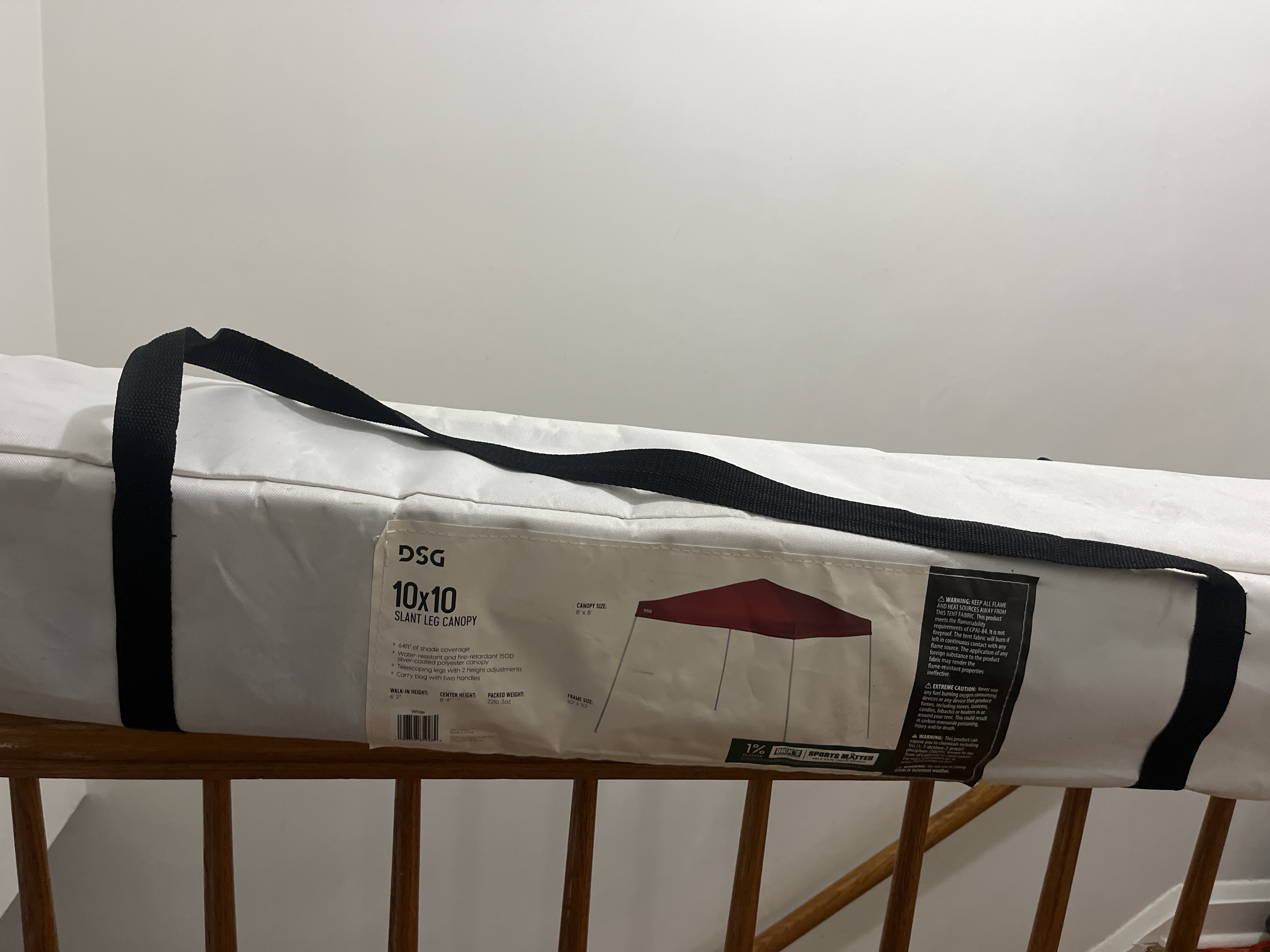 10x10 slant leg capony