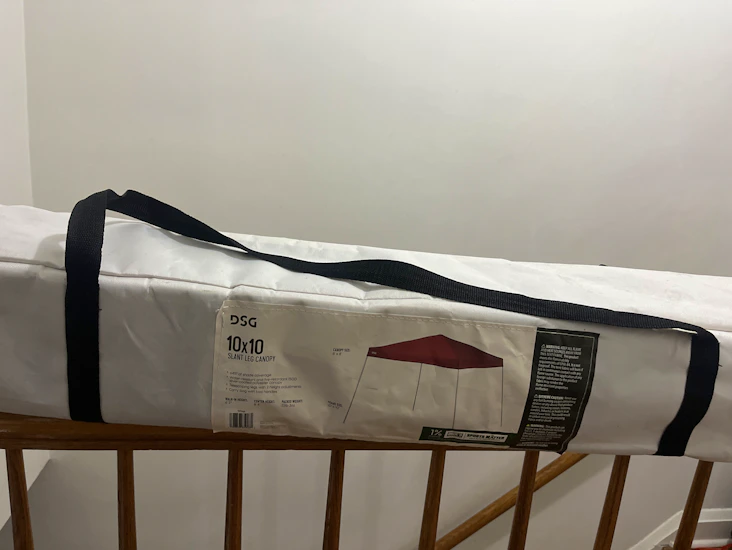 10x10 slant leg capony