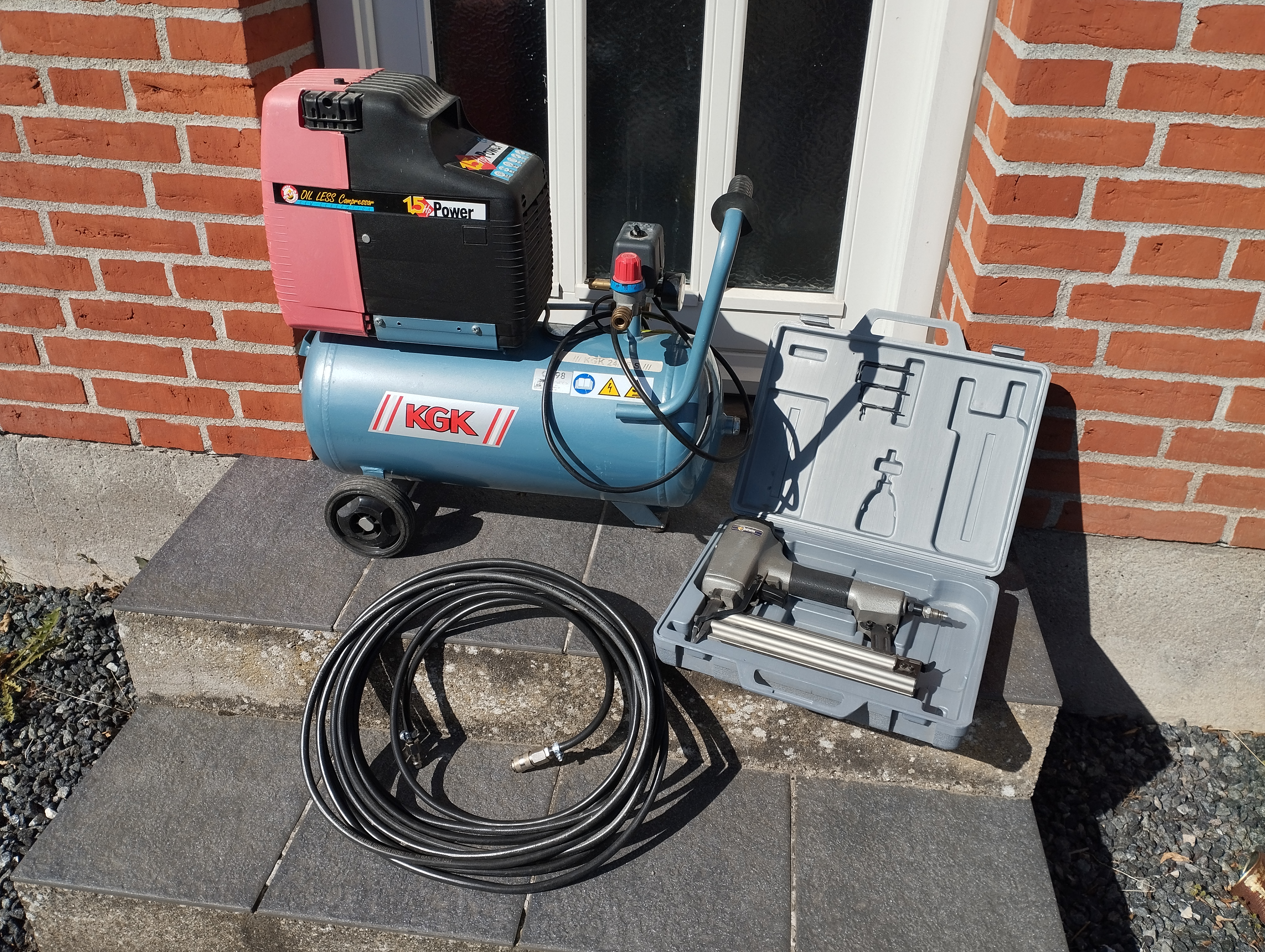 Dykkerpistol incl kompressor