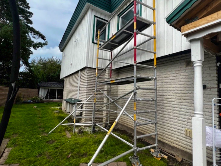 Zip up instant byggställning