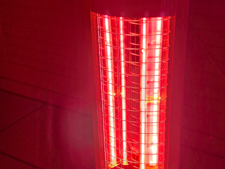 Terassvärmare 1400w - snabb uppvärmning