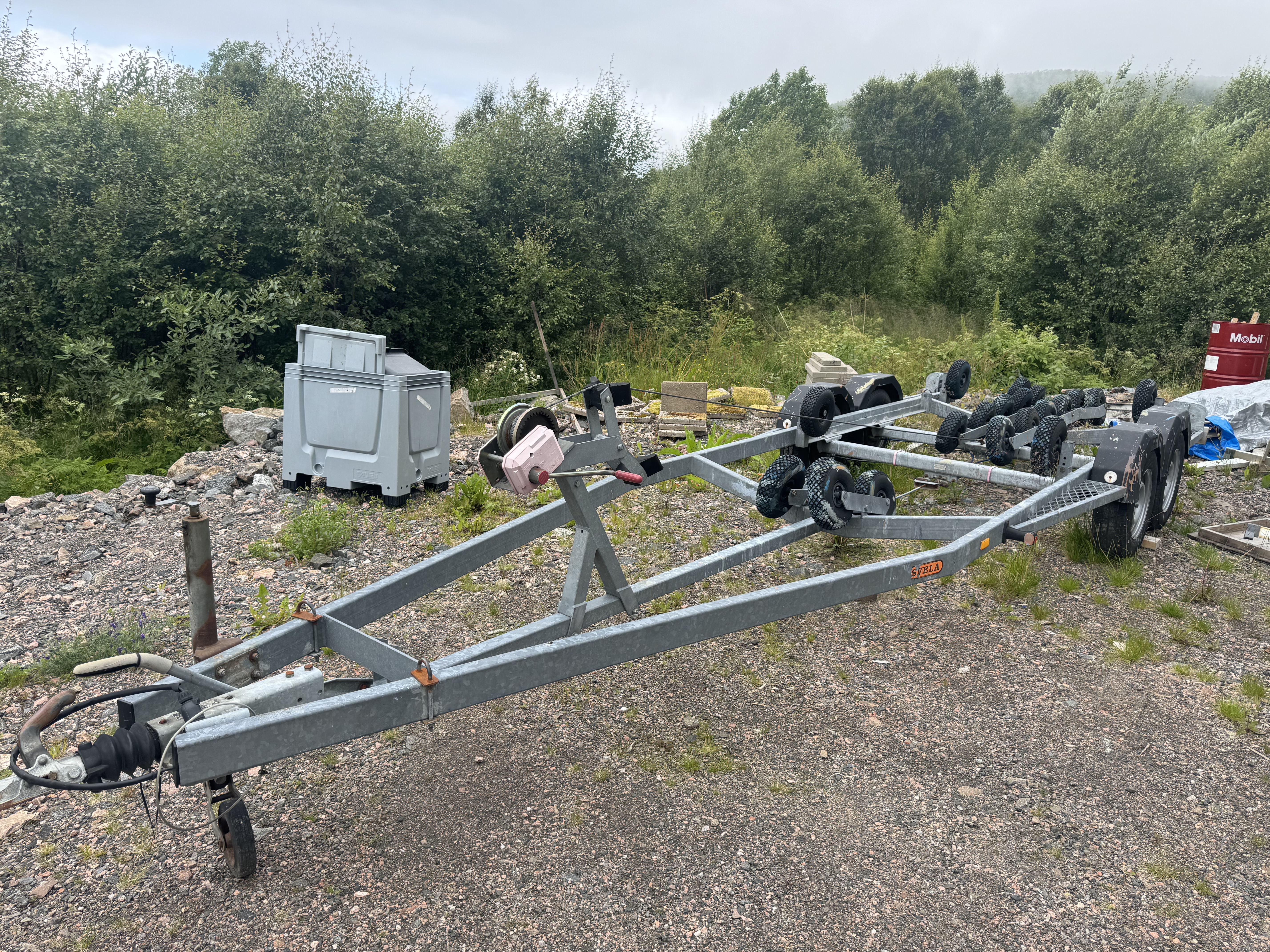 Svela båthenger opptil ca 25 fot