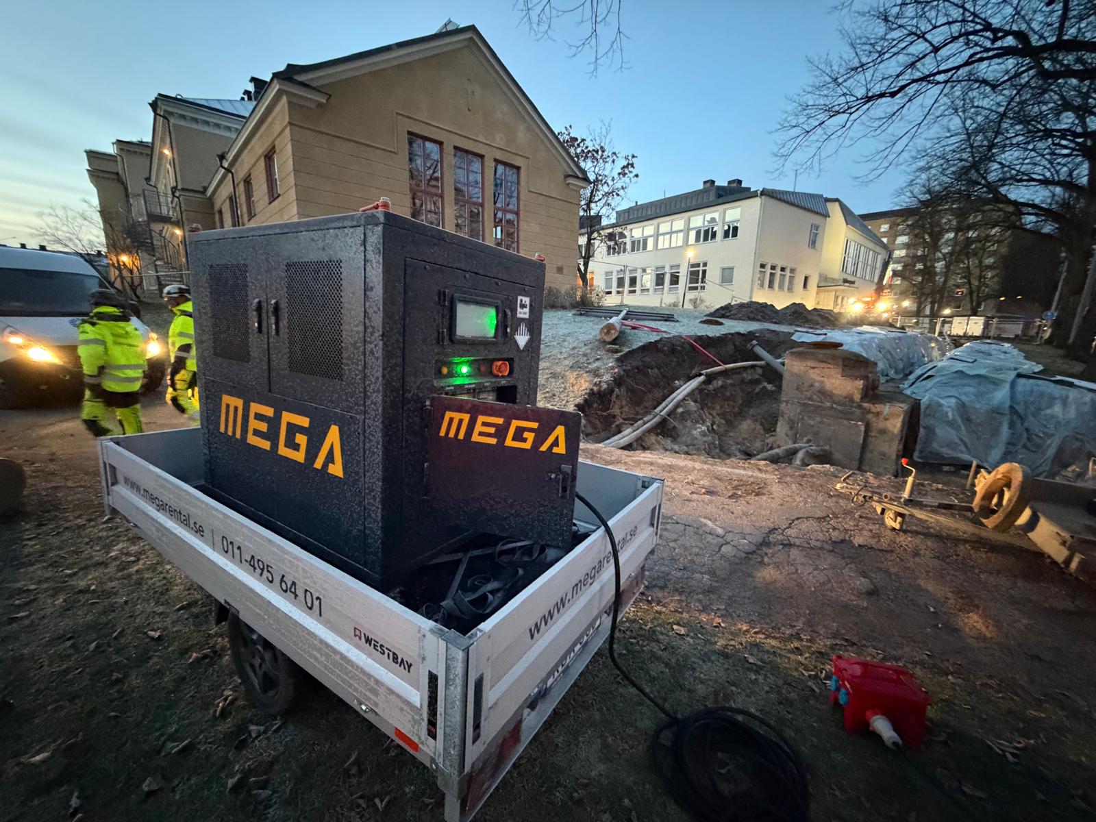 Mobilt energilager/elverk 60kwh /40kw (50kva)