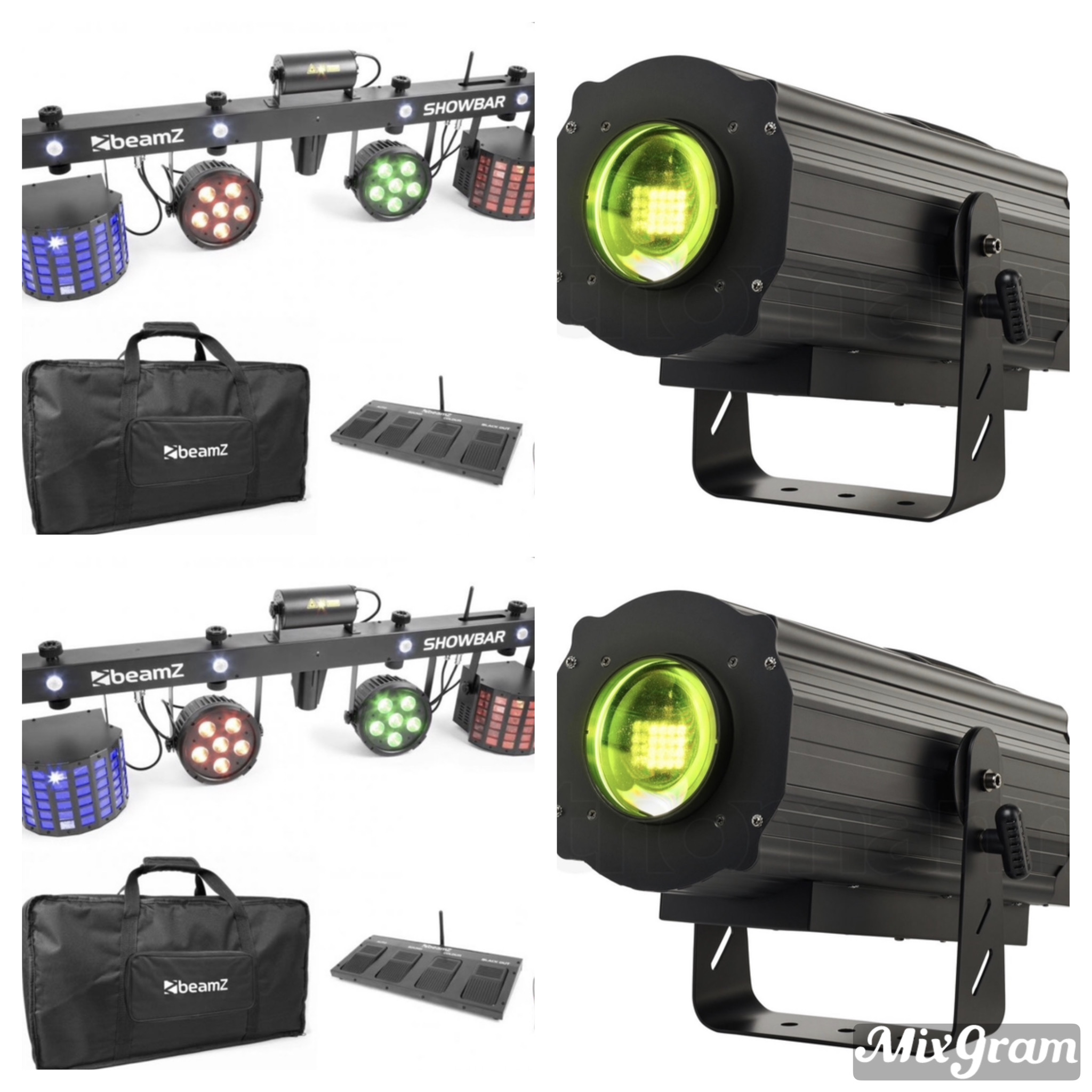 2st följeljus och 2st showbar