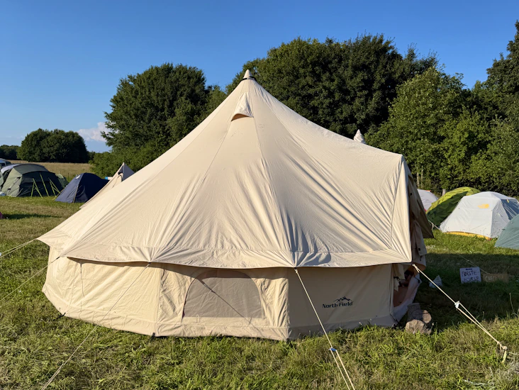 Nordisk glamping tipitelt (6-8 personer) - perfekt til camping, festival og weekendtur