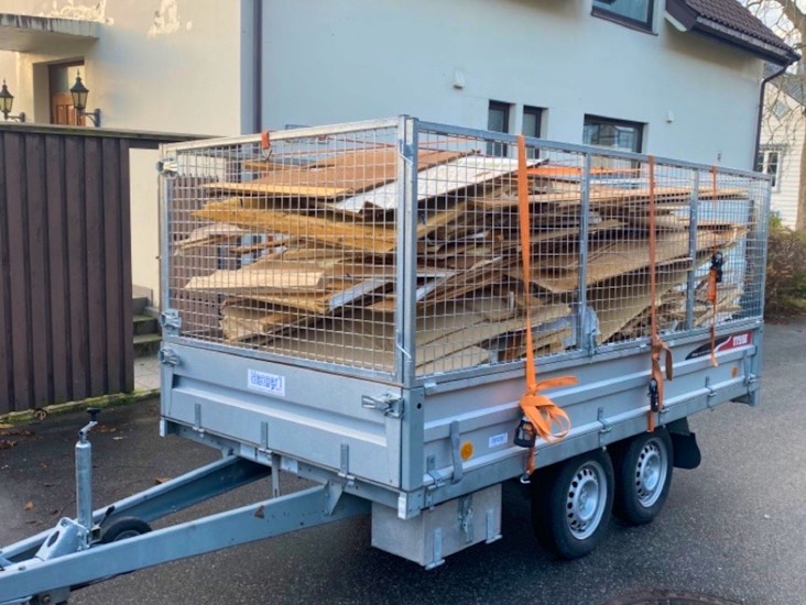 Tysse grindhenger 2 tonn