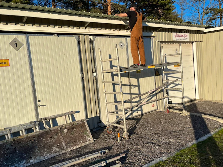 Byggställning på hjul