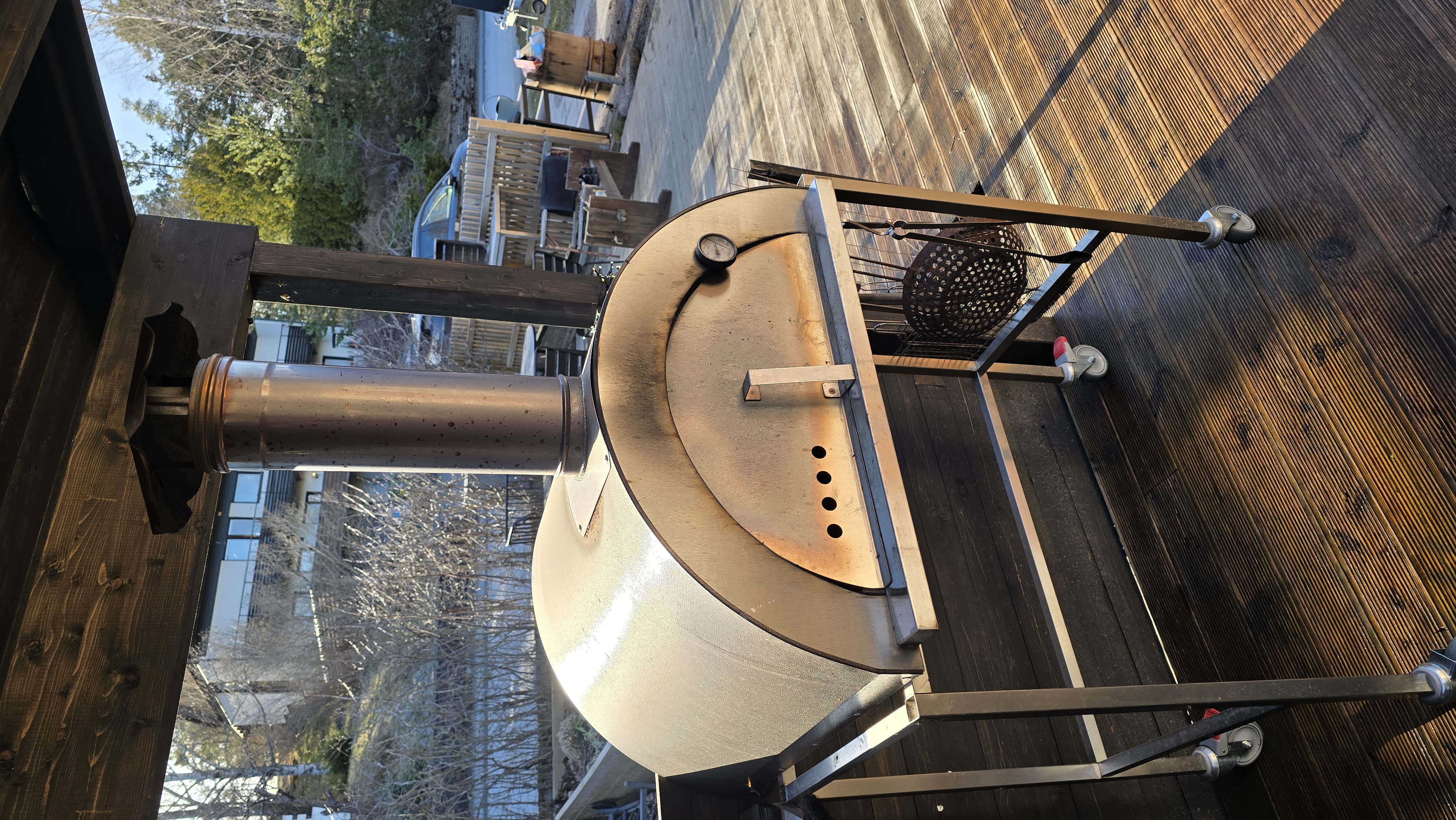 Vedeldad pizzaugn 60x60cm nonno pepe 