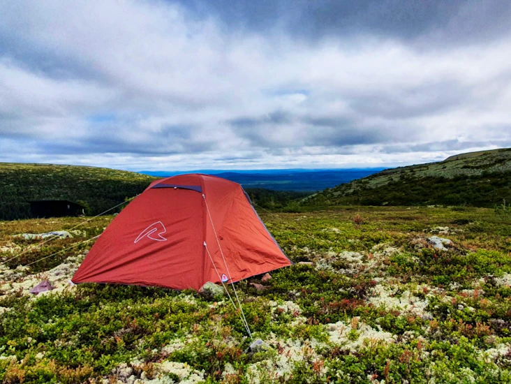 Tält, tvåmannatält, camping, vandring, 2 pers