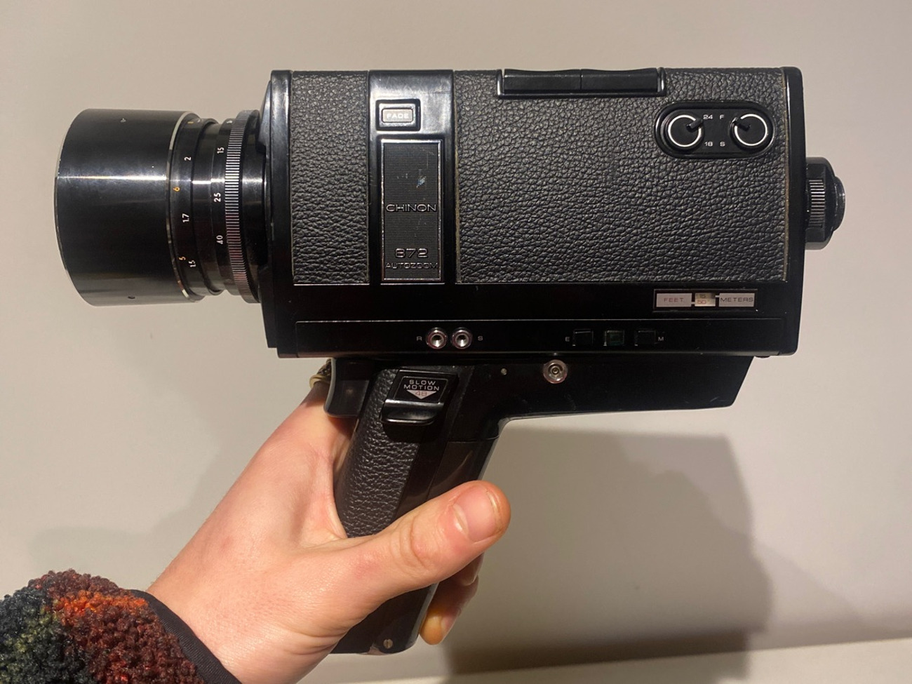 Super 8 chinon 872 autozoom 7.5-60mm f1.7 cine film camera 8mm
